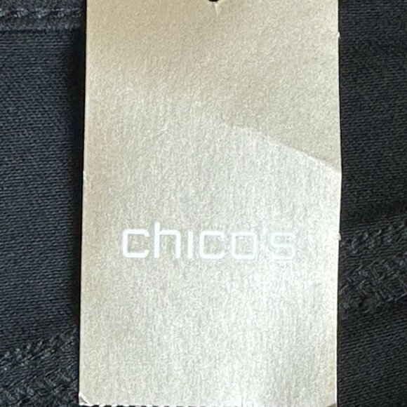 NWT Chicos The Platinum Barely Boots 0.5 Regular Black - Size 6 / Small - Picture 12 of 14